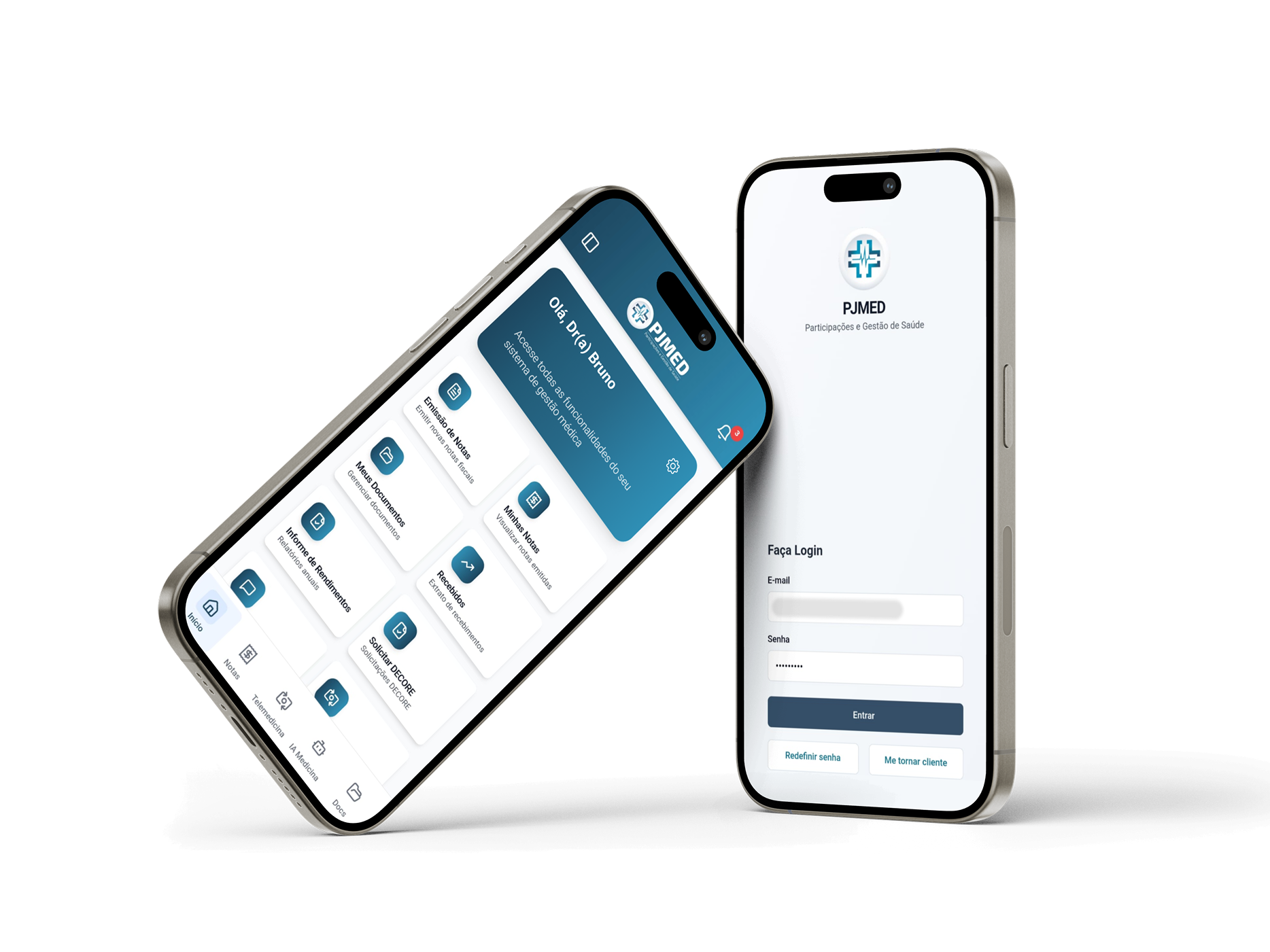 img smartphone com aplicativo PJMED